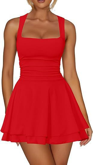 Solid Color Dresses 2025 Woman - đánh giá và giá Summer Clothing Drawing