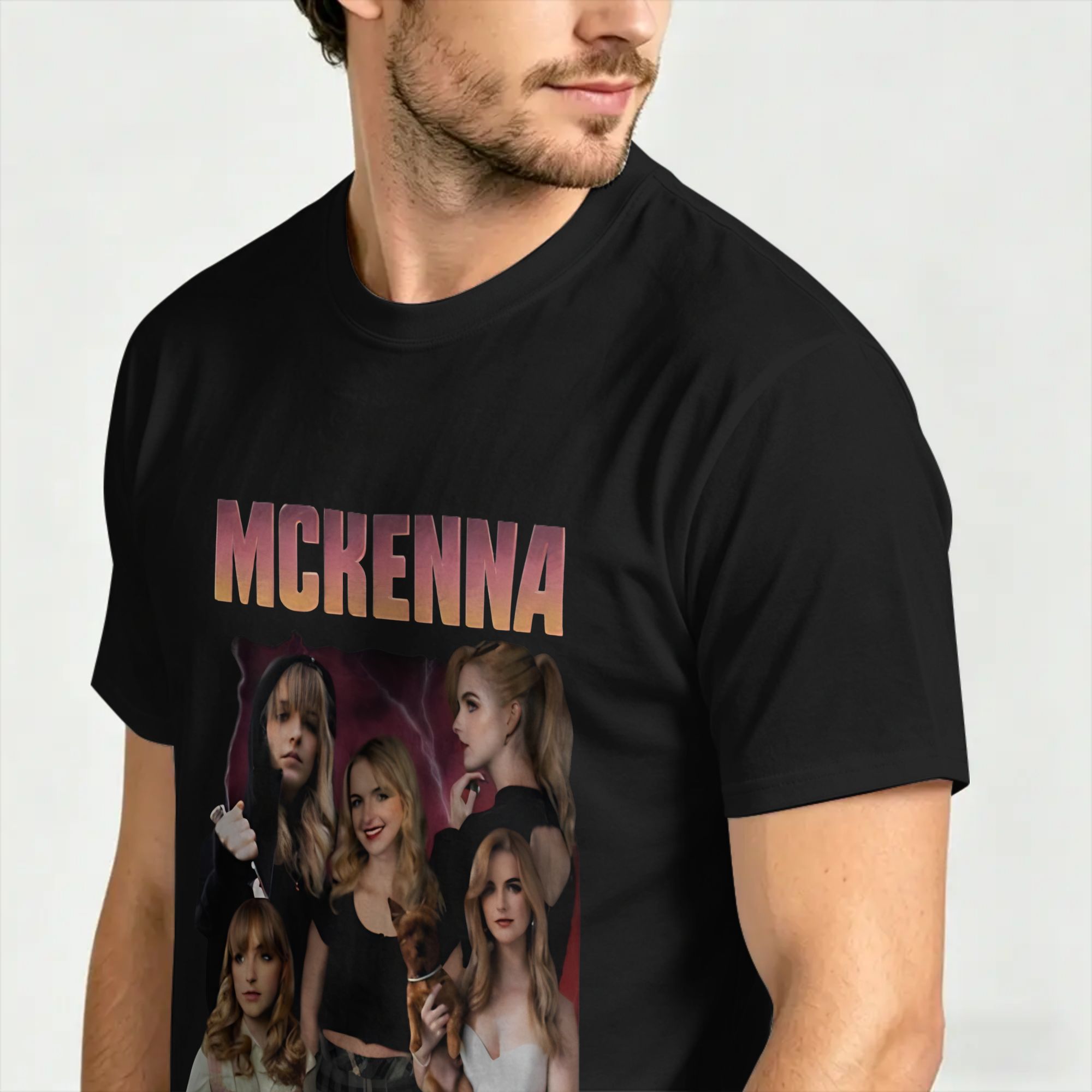 Mckenna Grace Cotton T-Shirt F - đánh giá và giá Summer Clothing Wholesale