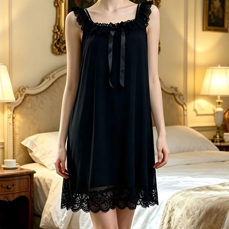 Women Sleeping Gown Sleeveless - đánh giá và giá Summer Clothing Stores