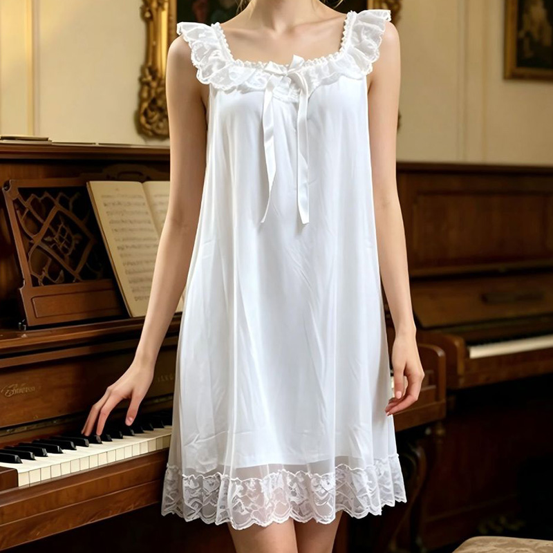 Women Sleeping Gown Sleeveless - đánh giá và giá Summer Clothing Stores