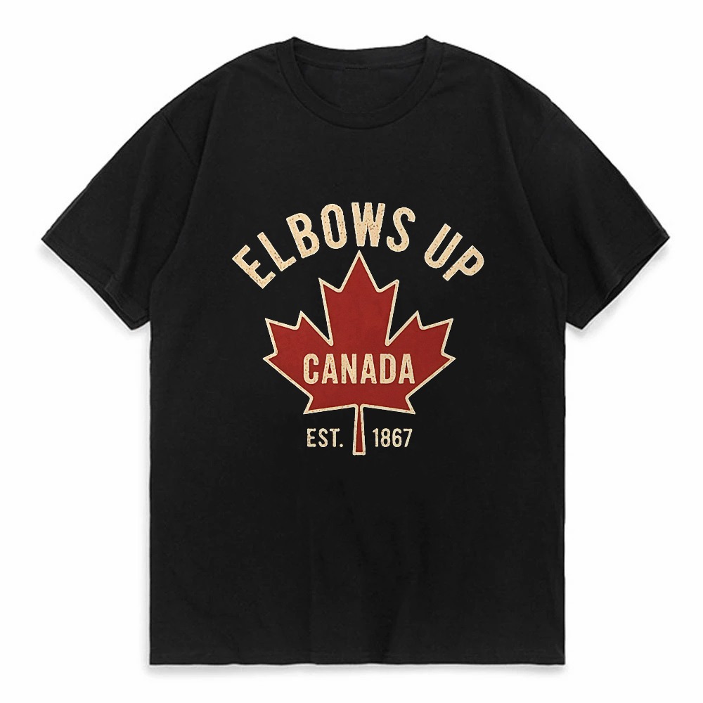 Elbows Up Canada T-shirt for M - đánh giá và giá Summer Clothing Women Canada