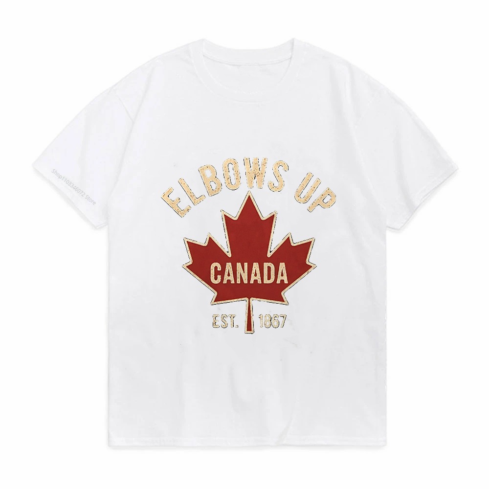 Elbows Up Canada T-shirt for M - đánh giá và giá Summer Clothing Women Canada