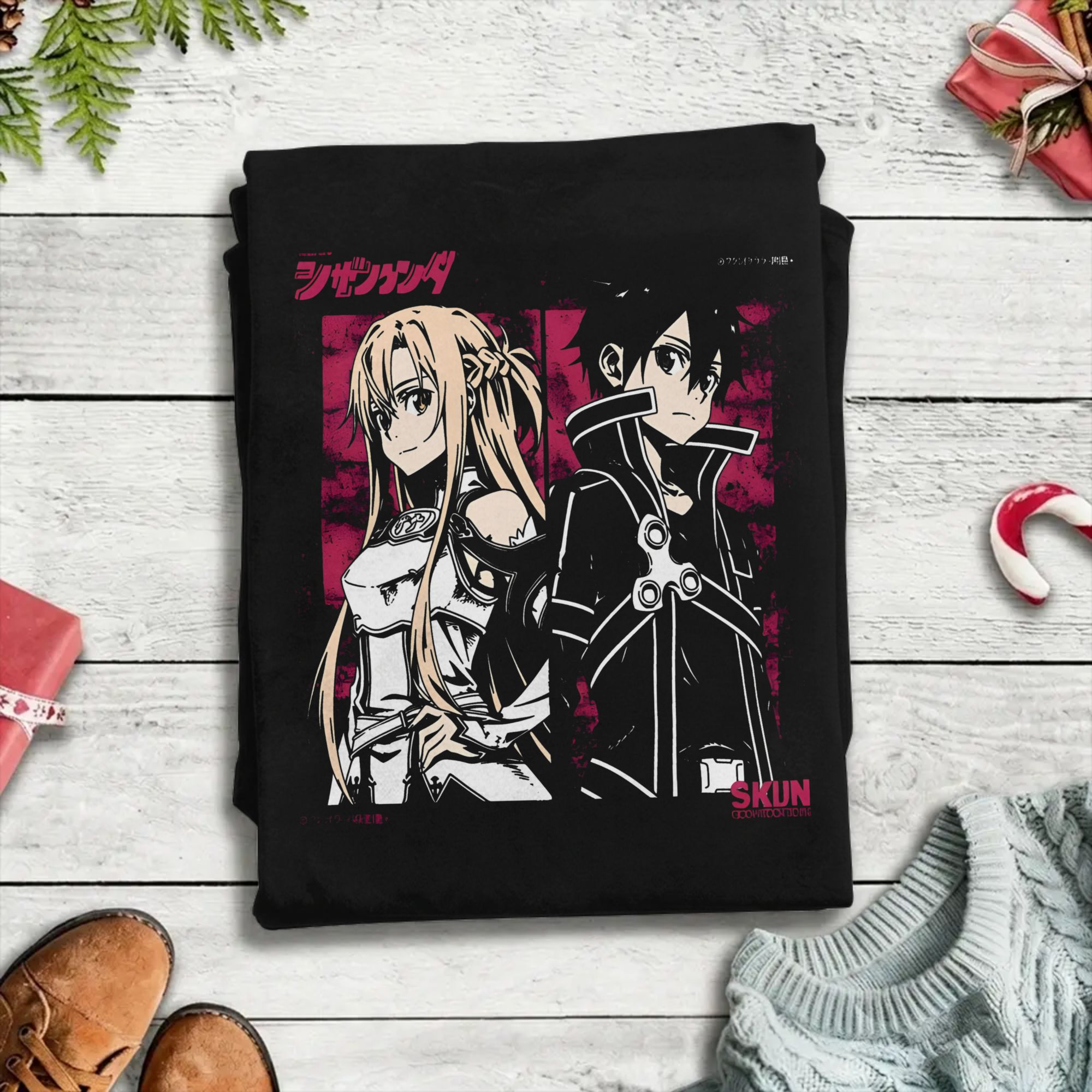 kirito and asuna Cotton T-Shir - đánh giá và giá Summer Clothing Wholesale